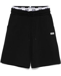 Gcds - Essentielle Bermuda-Shorts Mit Elastischem Bund Und Logo - Lyst