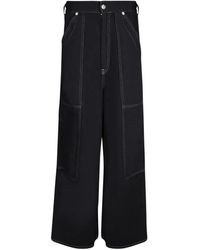 MM6 by Maison Martin Margiela - Wide Trousers - Lyst