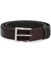 Hogan - Accessoires ,Bruin ,Leer Klassieke Omkeerbare Leren Riem - Lyst