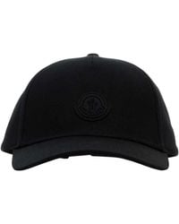 Moncler - Gabardine Honkbalpet - Lyst