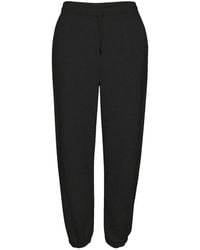 Gestuz - Schwarze High-Waist-Sweatpants Mit Elastischem Bund - Lyst