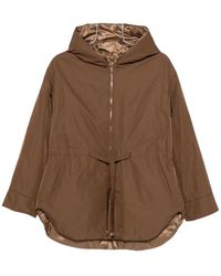 Max Mara - Jassen ,Bruin ,Wol Charme Reversible Jacket - Lyst