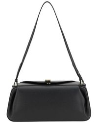Yuzefi - Minimalistische geometrische leder-schultertasche - Lyst