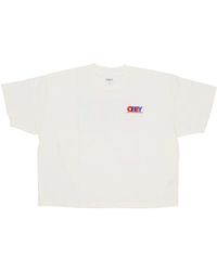 Obey - Overlay Tee Mit Siebdruck - Lyst