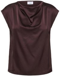 Saint Tropez - Elegant Cap Sleeve Top Blouse - Lyst