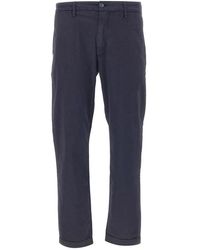 Re-hash - Broeken ,Blauw ,Katoen Mucha Chinos - Lyst