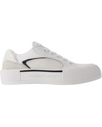 Alexander McQueen - Sneakers,weiße sneakers mit übergroßer gummisohle - Lyst