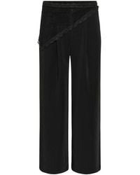 Cream - Broeken ,Zwart ,Polyester Crbine Kantbroek - Lyst