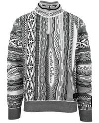 carlo colucci - 3D-Knit Halfzip Pullover - Lyst