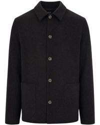 A.P.C. - Simple Wool Jacket - Lyst