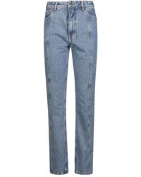 ROTATE BIRGER CHRISTENSEN - Slim-fit straight twill jeans - Lyst