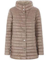 Herno - Jassen ,Bruin ,Nylon Omkeerbare Lichtgewicht Nylon Jas - Lyst