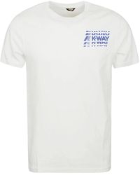 K-Way - Bequemes und stilvolles Herren T-Shirt mit Logo - Lyst