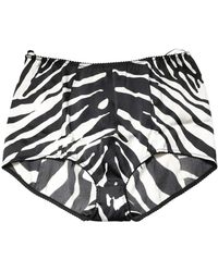 Dolce & Gabbana - Ondergoed ,Zwart ,Nylon High Waist Girdle - Lyst