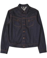 Nudie Jeans - Jassen ,Blauw ,Denim Conny Denim Jacket Dry One - Lyst