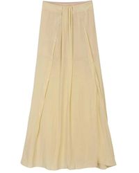 Alysi - Rokken ,Geel ,Maxi Rok - Lyst