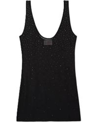 MC2 Saint Barth - Tops ,Zwart ,Katoen Raya Mini Jurk - Lyst