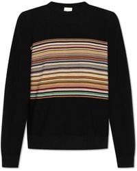Paul Smith - Striped Crewneck Knit Jumper - Lyst
