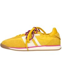 Back70 - Schoenen ,Geel ,Suède Rocket Sneakers - Lyst