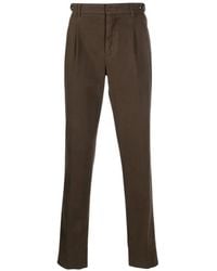 Peserico - Broeken ,Bruin ,Katoen Katoenen Broek Met Tailleband - Lyst