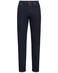 Kiton - Jeans ,Blauw ,Katoen Broeken Cotton - Lyst