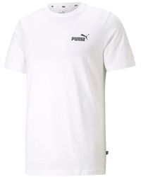 PUMA - Magliette essential logo uomo - Lyst
