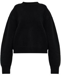 Studio Nicholson - Truien & Vesten ,Zwart ,Wol Wool Turtleneck Sweater Morina - Lyst