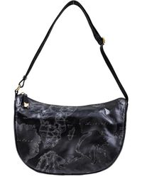 Alviero Martini 1A Classe - Damen Schultertasche Mit Geografischem Druck - Lyst