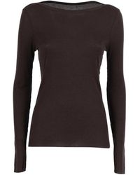 Majestic Filatures - Round-Neck Knitwear - Lyst