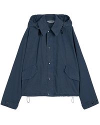 Aspesi - Jassen ,Blauw ,Katoen Wade Jacket - Lyst