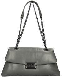 Rebelle - Alexis Fluffy Leder Tasche - Lyst
