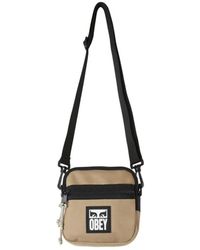Obey - Kleine Messenger Tasche Karamell Braun - Lyst