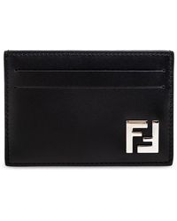 Fendi - Ff Squared Slim Card Holder - Lyst