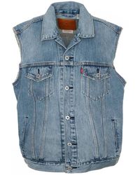 Levi's - Denim Vest - Lyst