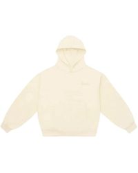 GARMENT WORKSHOP - Hoodies & Sweatvesten ,Katoen Double Layer Embro Hoodie - Lyst