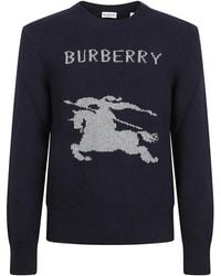 Burberry - Round-Neck Knitwear - Lyst
