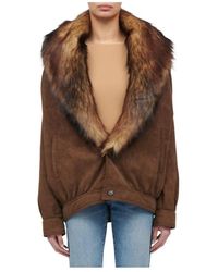 MM6 by Maison Margiela - Faux Fur & Shearling Jackets - Lyst