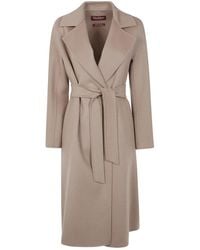 Max Mara - Mst Cles Klassieke Jas - Lyst