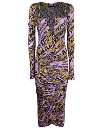 Versace Jeans Couture - Midi Dresses - Lyst