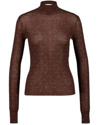 Rabanne - Second-Skin Turtleneck Top - Lyst
