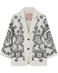 GUSTAV - Jassen ,Wit ,Leer Stacie Blazer - Lyst
