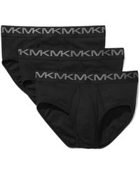 Michael Kors - 3Er-Pack Baumwoll-Stretch-Unterwäsche-Set Schwarz Herren - Lyst