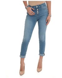 Liu Jo - Monroe Denim Jeans mit hoher Taille - Lyst