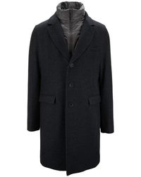 Herno - Wollen Jas Met Ritssluiting - Lyst