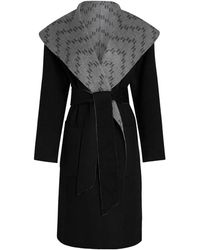 Karl Lagerfeld - Cappotto morbido reversibile - Lyst
