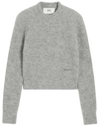Ami Paris - Rundhals-Strickware - Lyst