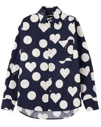 Jacquemus - Silk And Nylon Point Collar Shirt - Lyst