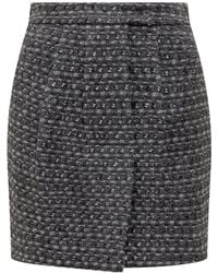 Emporio Armani - Rokken ,Blauw ,Short Skirts - Lyst