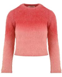 Akep - Truien & Vesten ,Roze ,Alpaca Crew-Neck Sweater - Lyst