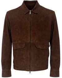 Franzese Collection - Jassen ,Bruin ,Suède Stefano De Martino Jacket - Lyst